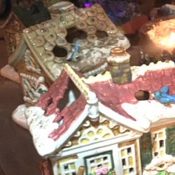 Vintage Mary Engelbreit Candle Holders/ Houses