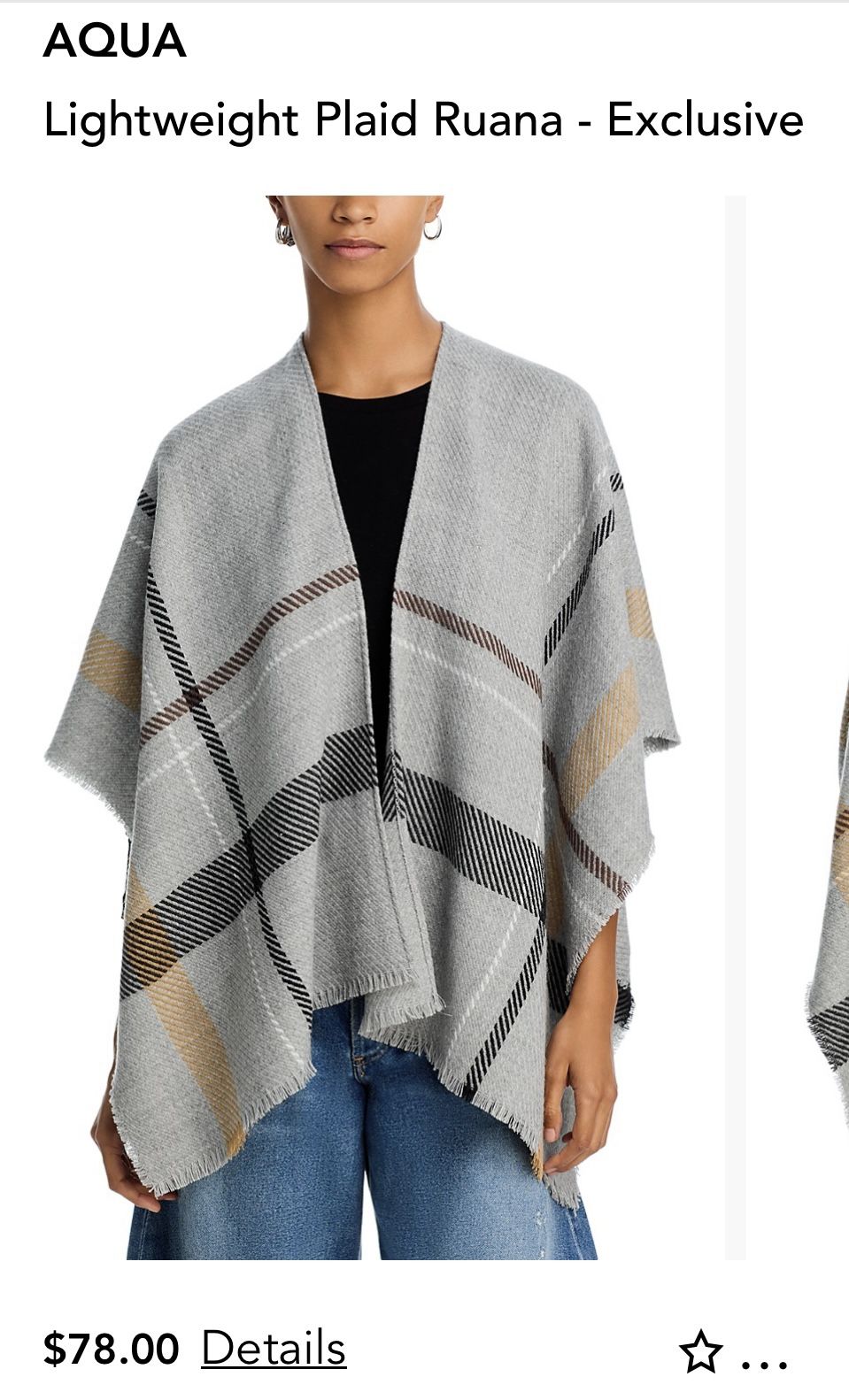 Aqua reversible Shawl. Brand New From Bloomies. 