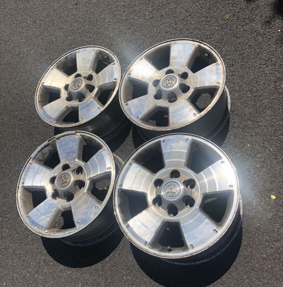 4 - 6x5.5 6x139.7 Toyota Tacoma Tundra Sequoia Yukon Tahoe 17 Inch 17in Stock Wheels Rims Only !!