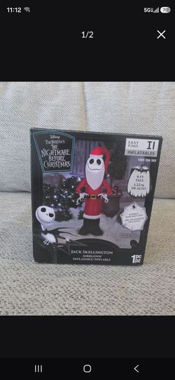 Nightmare Before Christmas Jack Skellington 4FT Inflatable