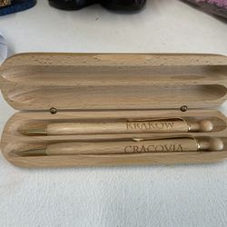 Wood Pen Set  From Poland 