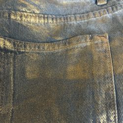 Women’s Boutique Zara Jeans Metallic
