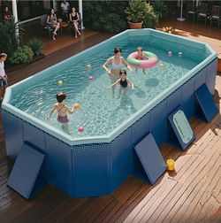 100-inch long folding pool new in the box