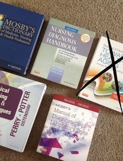Assorted Nursing Textbooks