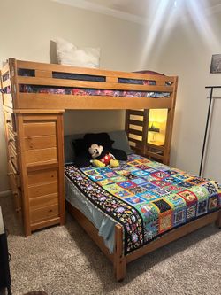 Dbl bed with Bunk