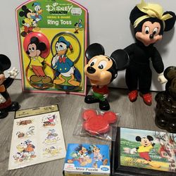 1960s And 1970s Vintage Disney Lot 9 Items 