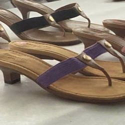 Erik Javitz Kitten Heel Sandals