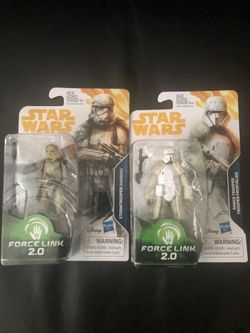 Star Wars Mimban storm troop and range trooper solo movie action figures