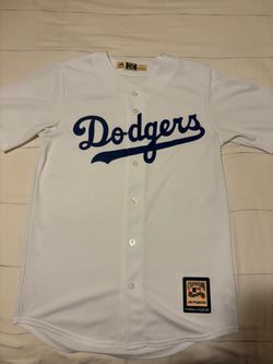 Majestic CoolBase Mens Size S, White Dodgers Jersey