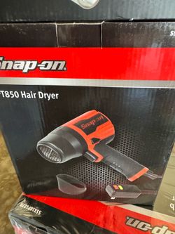 Snap on hair dryer