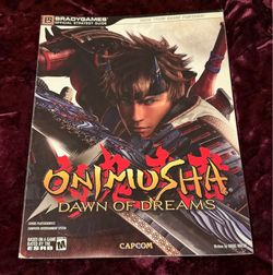 Onimusha Dawn of Dreams Bradygames Official Strategy Guide Playstation PS2 Sony