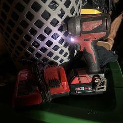Brushless Milwaukee Impact Driver w/ Charger (NO BATTERY)