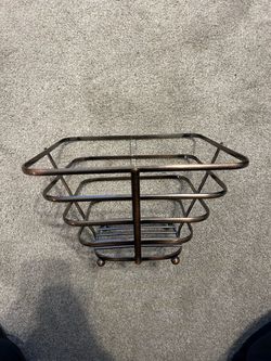 Bronze Metal Wire Organizer