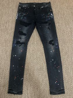 Black Splatter Jeans Purple Brand Size 30