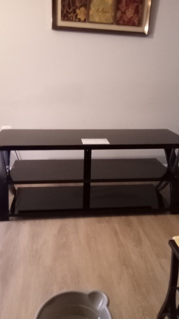TV Stand Black Good Condition