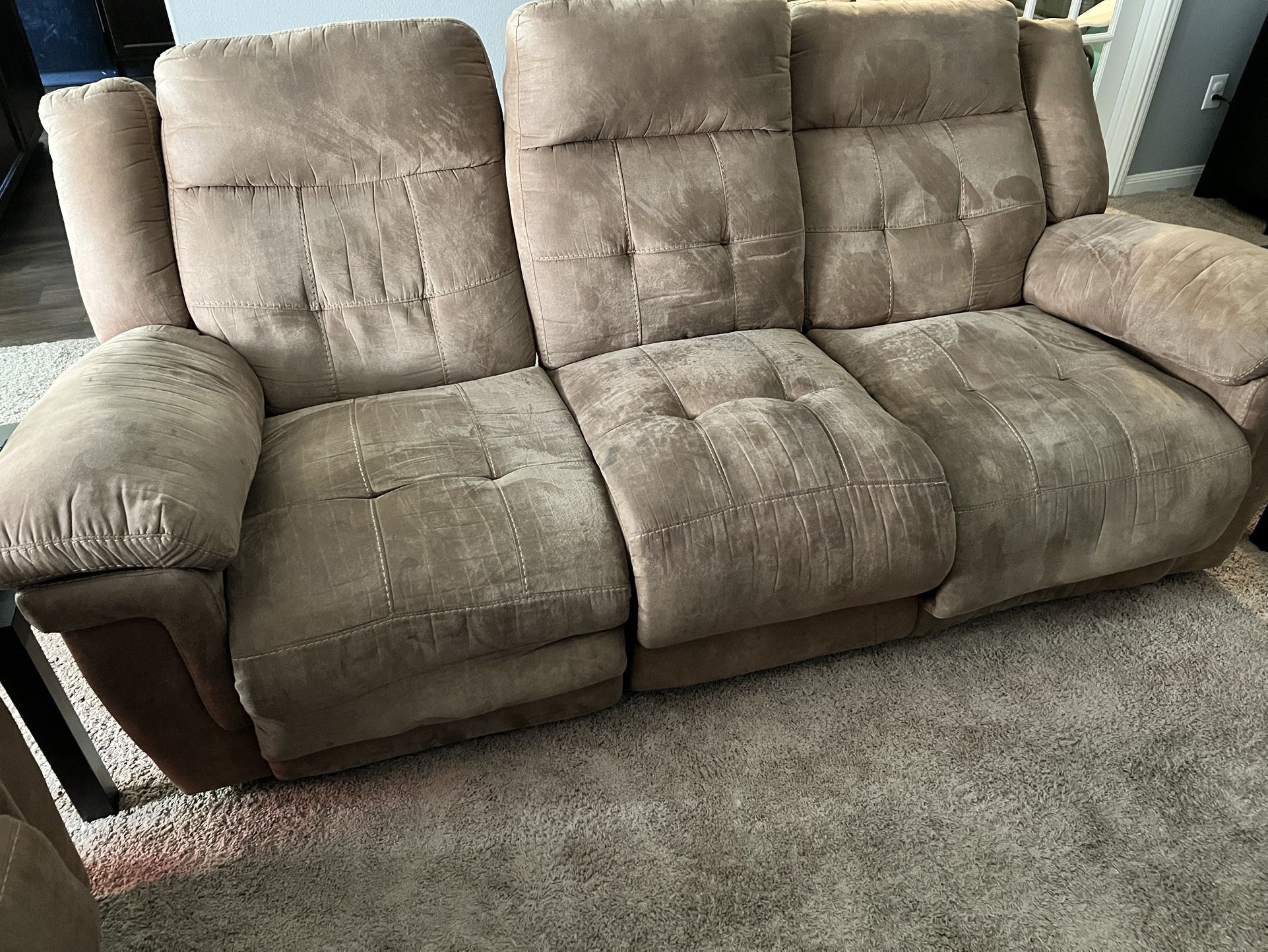 Reclining Couch And Love Seat