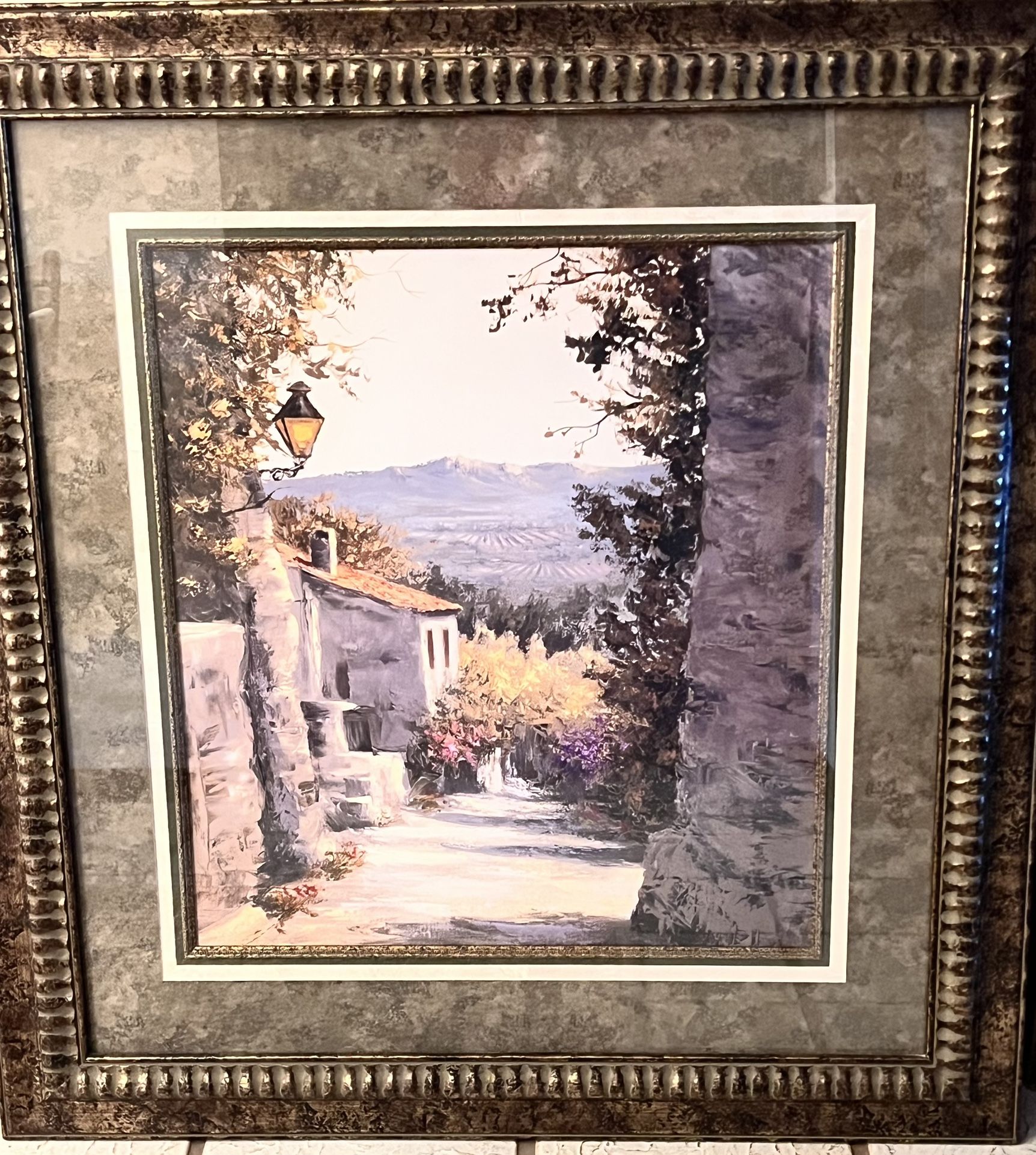 Tuscan Landscape 37.5”x 40.25 Framed Print.