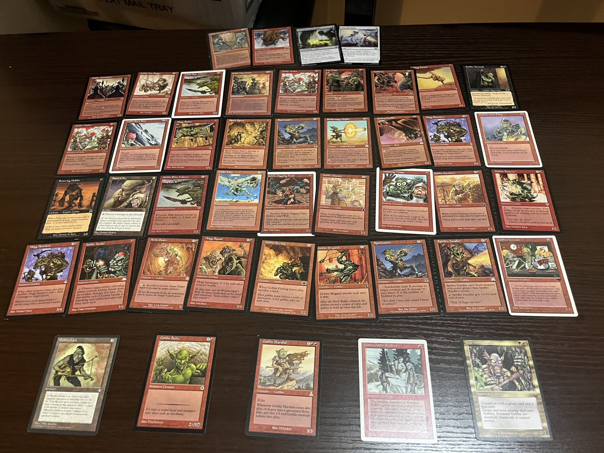 MTG VINTAGE Goblins Magic the gathering themed lot+ bonuses !