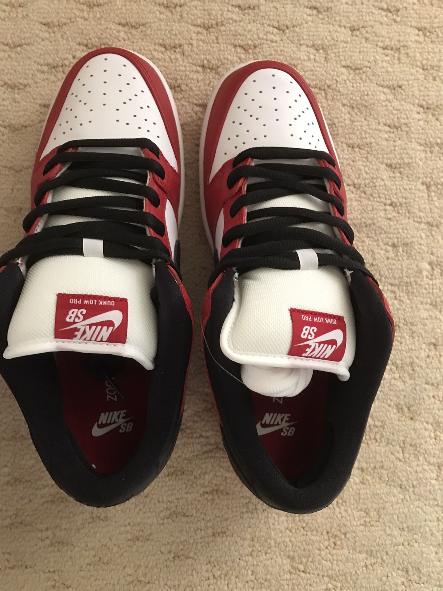 Nike SB dunk low pro “Chicago” Sz 10