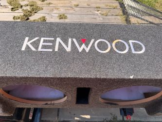 Kenwood Dual Subwoofer Enclosure Box