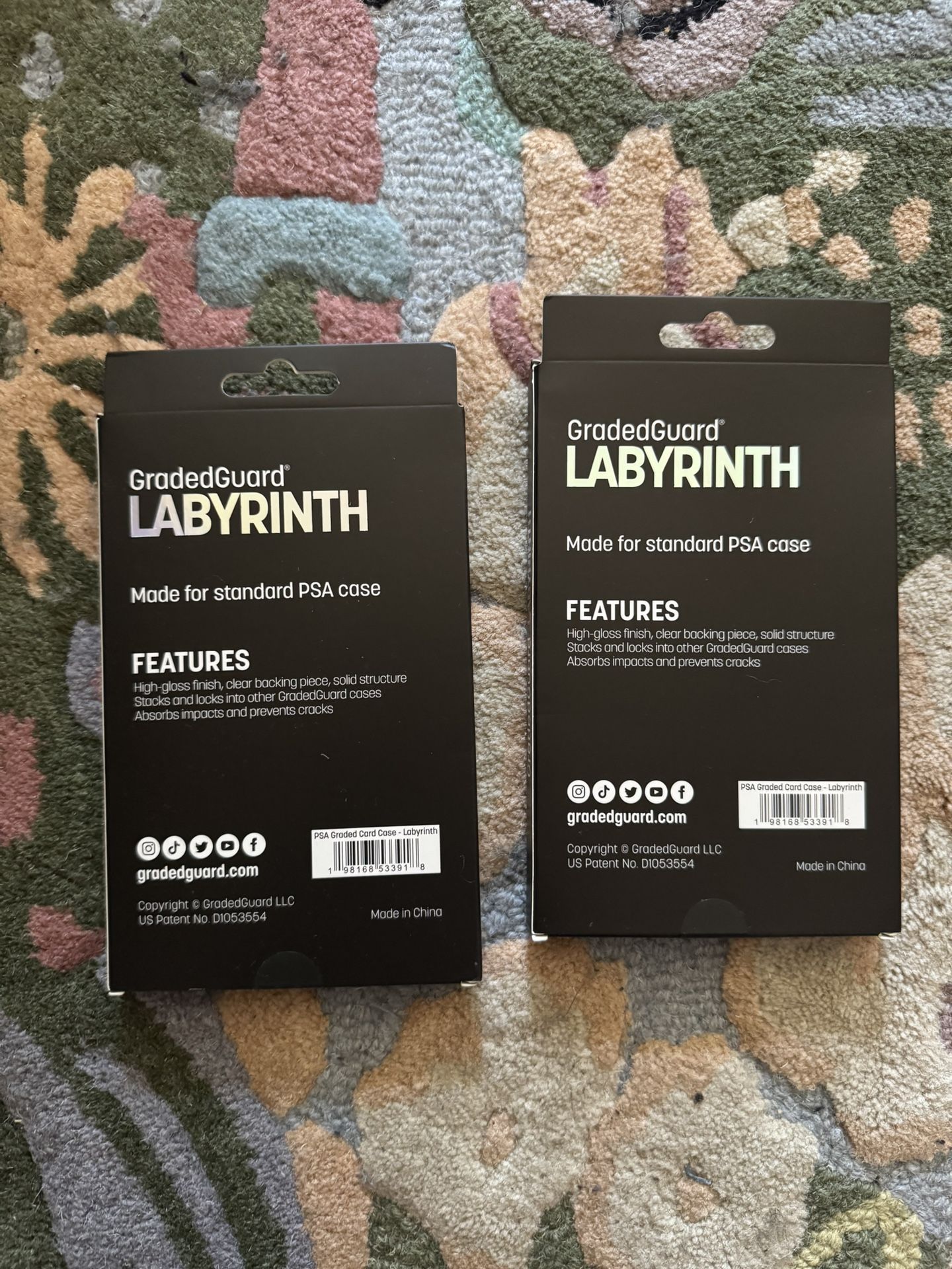 GradedGuard PSA X2 and BGS X2 Labyrinth Graded Guard Card
