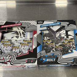 Pokémon Black Bolt & White Flare Binder Collections