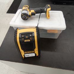 Dewalt Bluetooth Radio And Impact Driver