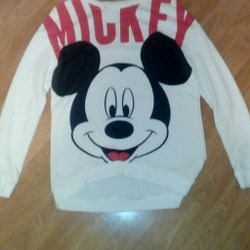 Nwot Mickey Mouse Sweater Size S