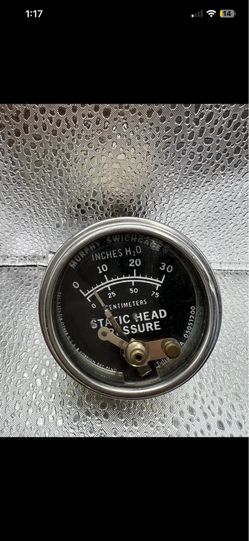 Murphy Swichgage Inches H20 Static Head Pressure 20PWC 30 Inches N-10 Gauge