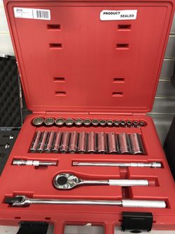 Proto 1/2” Drive 30pc 12-point SAE Set 3/8-1 1/4 in Model J54126     (49)