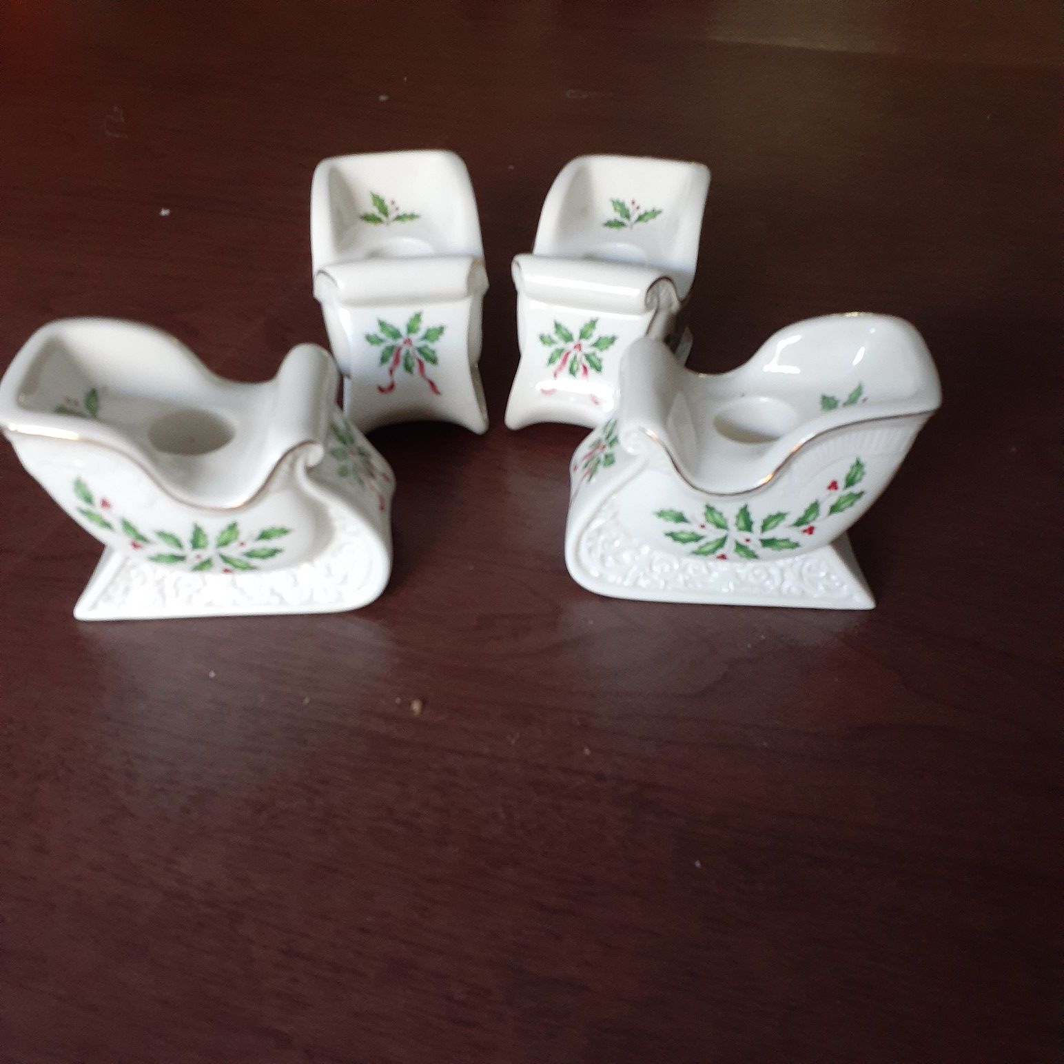Lenox candle holders