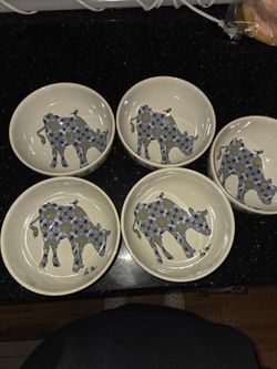 Jersey pottery Bessie and Lily bowls