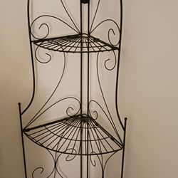 3-tier Corner Shelf Rack