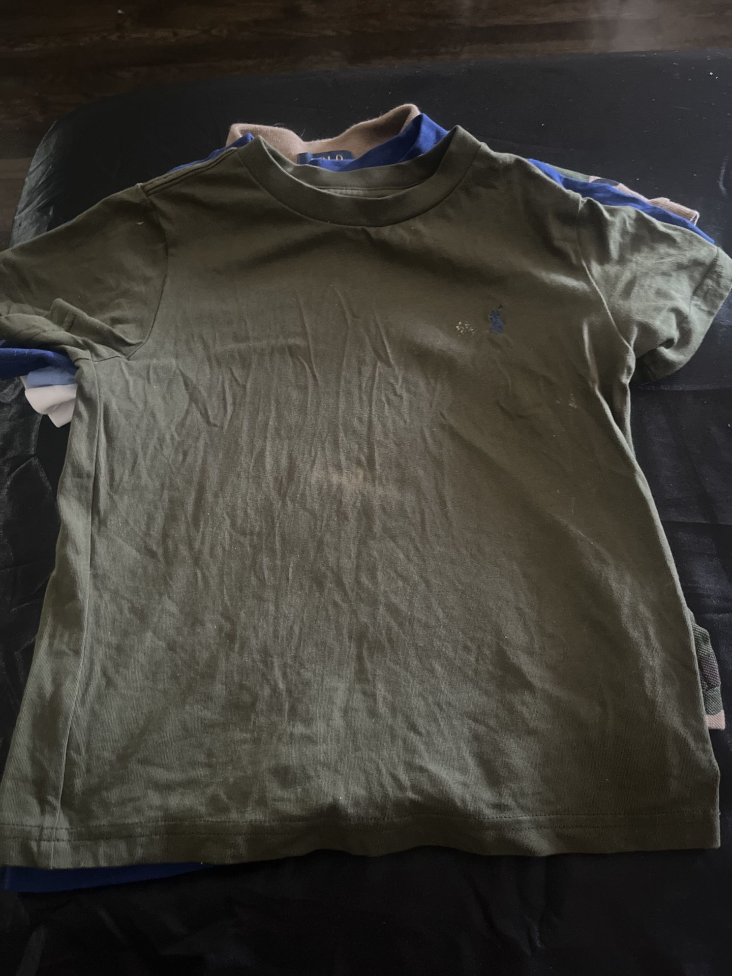 Ralph Lauren Kids Olive Green T-Shirt