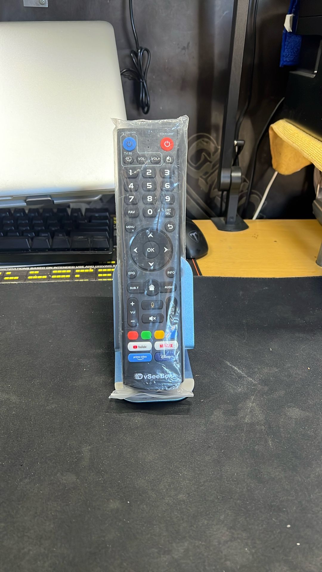 VSeeBox V3 Pro Bluetooth, control remoto de comando de voz compatible con vSeeBox V5 Pro, V3 Plus, V3 Pro, V2 Pro, V1 Pro, V1 Max, Elitecontr