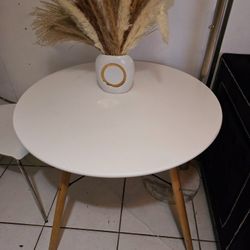 Modern Round Dining Table Mid-Century 