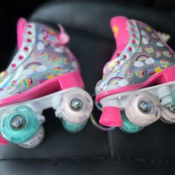 Girls Unicorn Roller Skates
