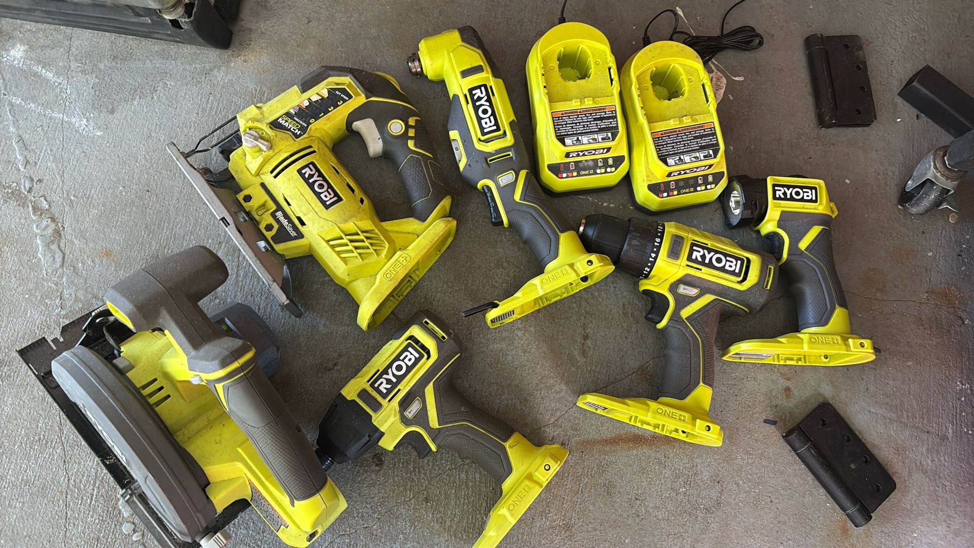 Ryobi Batteries, Jigsaw, Drill, 1/4 Impact Driver, Circular Saw, Flashlights, Multi Tool, Sawzall Etc 