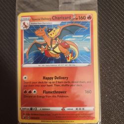 CHARIZARD DELIVERY PROMO WITH SWIRL SEALED POKEMON