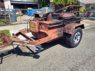 Speed King Hot Asphalt Tar Roofing Kettle w/ 3 Propane Tanks