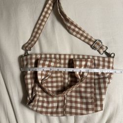 Zara Gingham Handbag