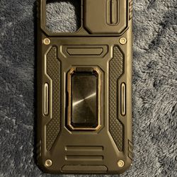 iPhone 14 heavy duty case with kickstand