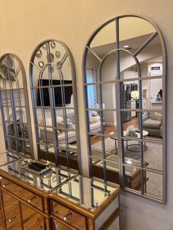 3 Arched Mirrors