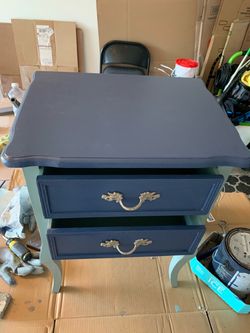 Refinished French Provincial 2-Drawer Nightstand