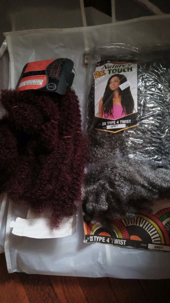 Assorted Braids And Weave Hair - New Packs