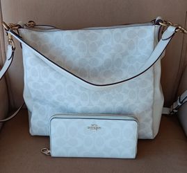 Coach Bag And Coordinating Wallet