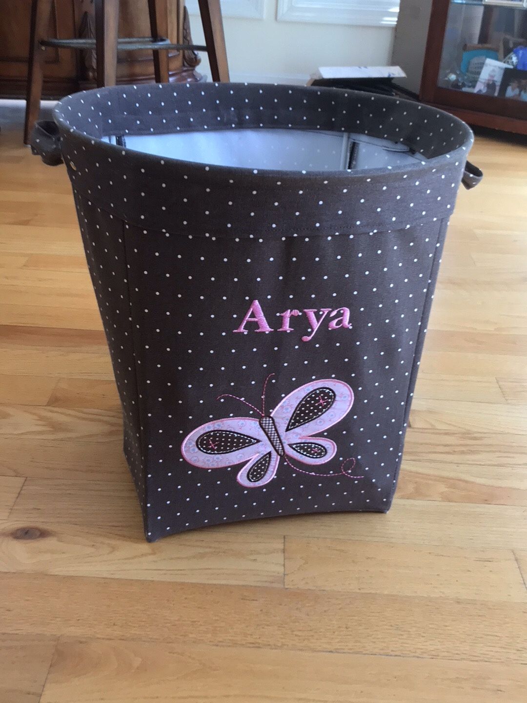 Potter Barn Storage Bin, Collectible Card Albums