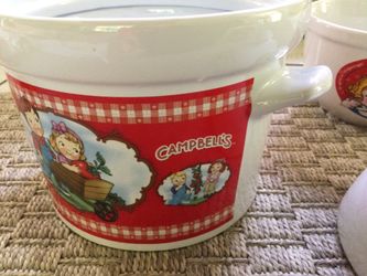 Campbells Soup Thermos With Cup Lid Vintage