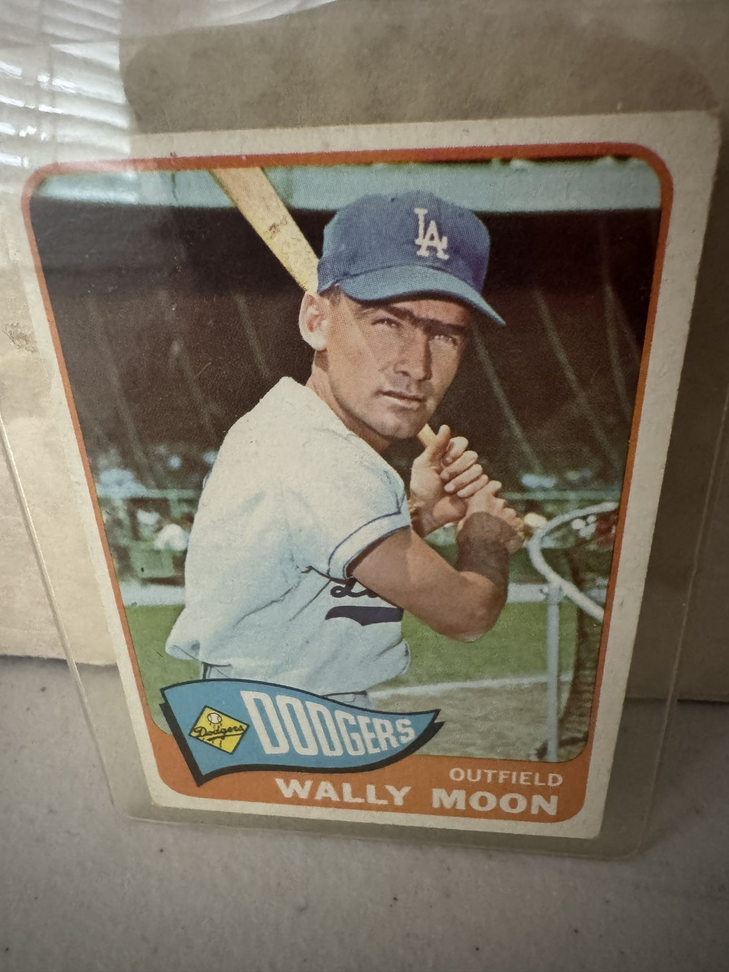 1965 TOPPS MLB BASEBALL CARD #247 WALLY MOON