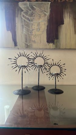 Sunburst Candle holders